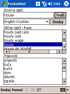 Prijevod s hrvatskog na engleski