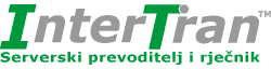 InterTran - Serverski prevoditelj i rjenik
